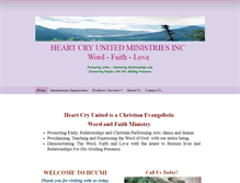 Tablet Screenshot of heartcryunited.com